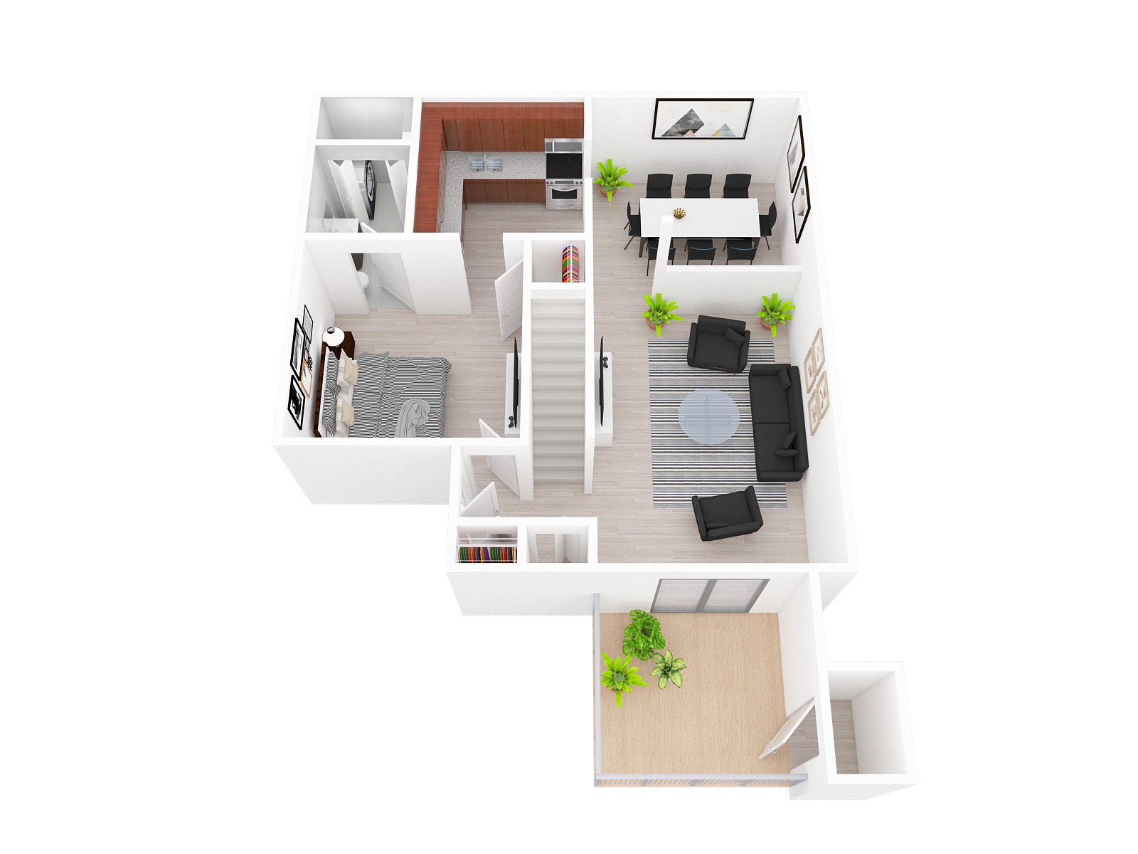 Floor Plans of Townhomes Gateway in Bensalem, PA